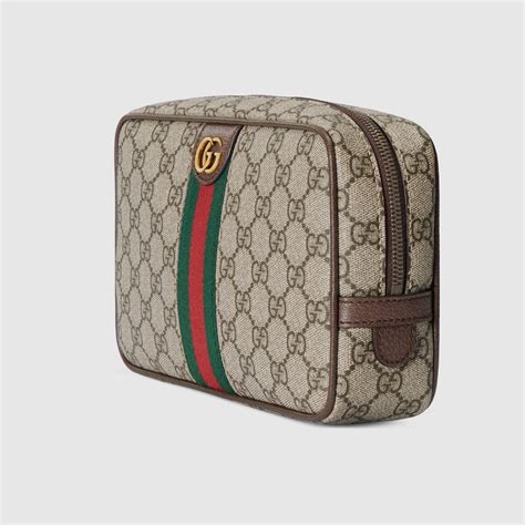 gucci toiletry bag women's|Gucci Savoy toiletry case with Web .